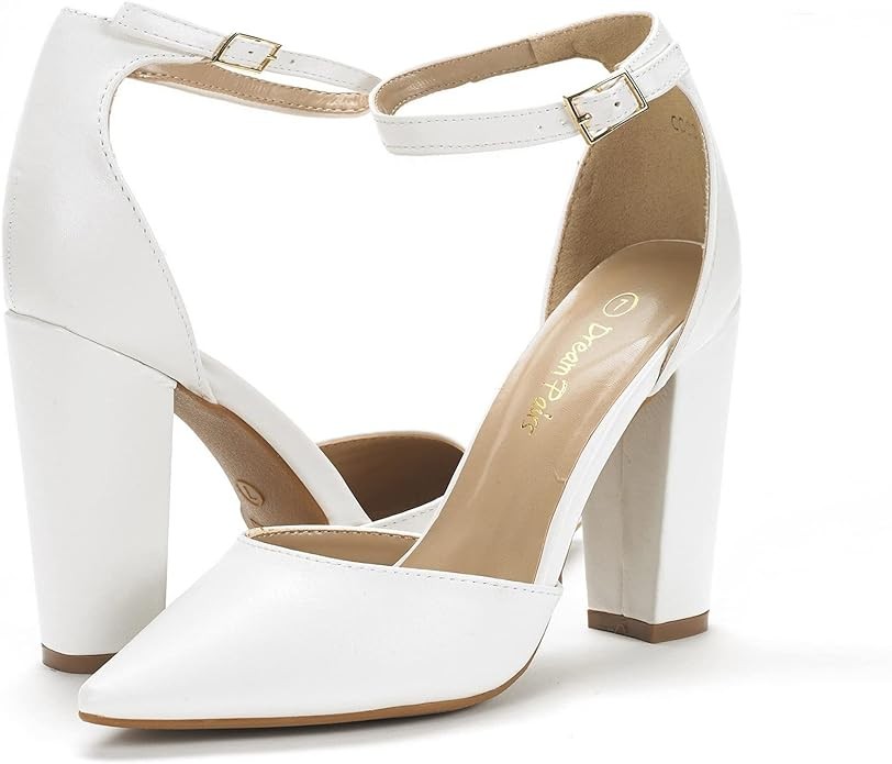 DREAM PAIRS Women's Coco Pointed Toe High Heels Pump Shoes