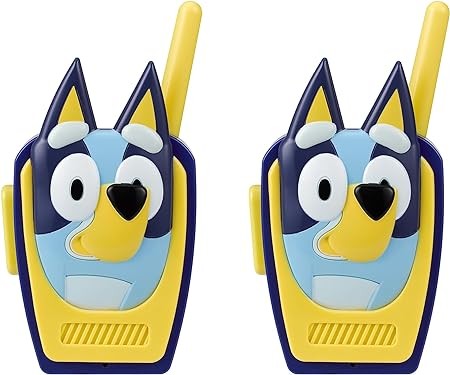 ekids Bluey Toy Walkie Talkies for Kids, Indoor and Outdoor Toys for Kids and Fans of Bluey Toys for Toddlers