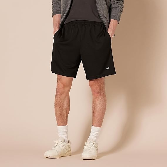 Amazon Essentials Men's Performance Tech Loose-Fit Shorts (Available in Big & Tall), Pack of 2