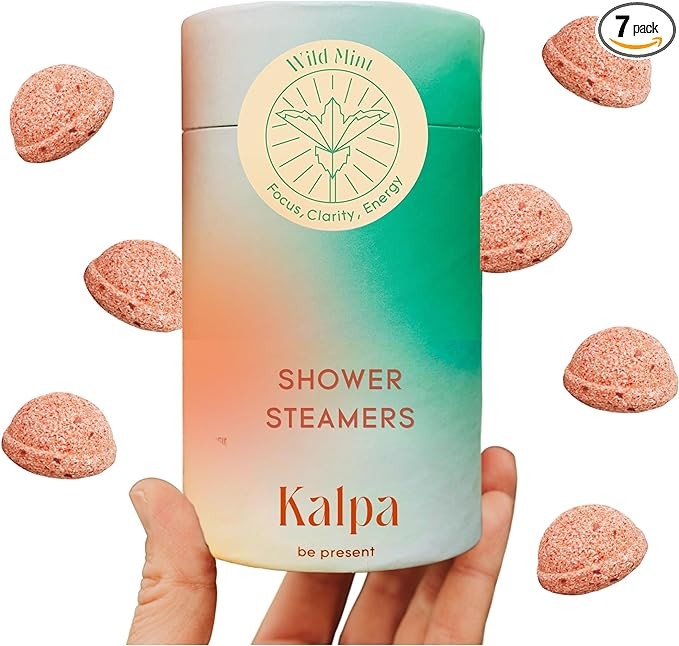 KALPA Shower Steamers Aromatherapy, Eucalyptus Menthol Vapor for Sinus Relief, Created by Aromatherapists, Wild Harvested Essential Oils, Made in USA - 7 Pack