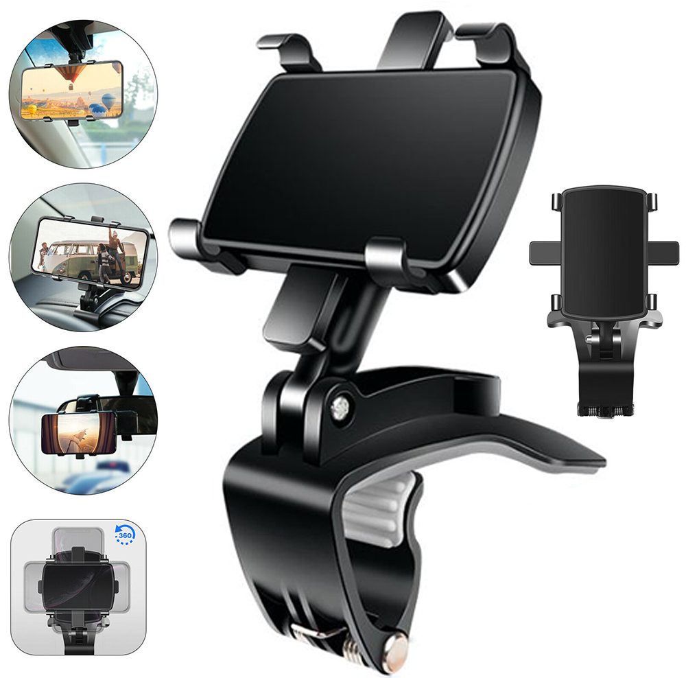 Universal 360° Car Phone Mount Holder For Cell Phone Samsung Galaxy iPhone